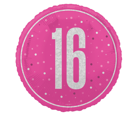 Pink 16 Foil Balloon