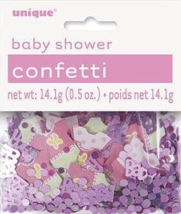 Pink Baby Shower Confetti 14.1g