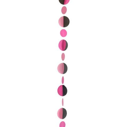 Pink/Black Circle Balloon Tail