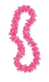 Pink Hawaiian Flower Lei