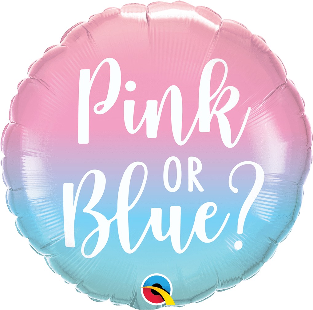 Pink Or Blue Gender Reveal Party Foil Helium Balloon