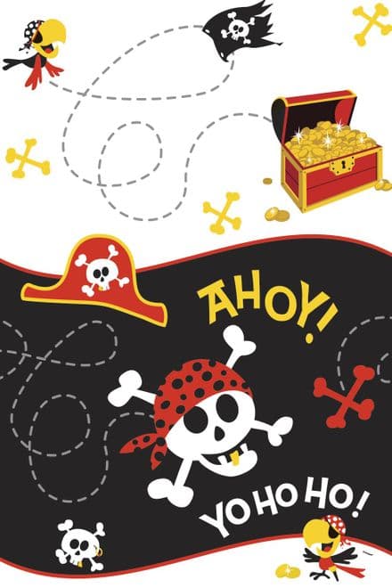 Pirate Fun Plastic Tablecover
