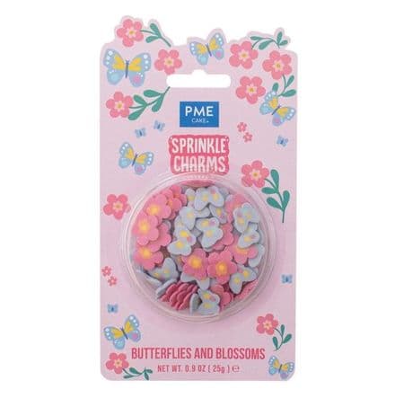 PME Sprinkle Charms - Butterflies & Blossoms 25g