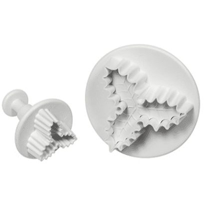 PME Veined Holly Leaf Plunger Cutter Set