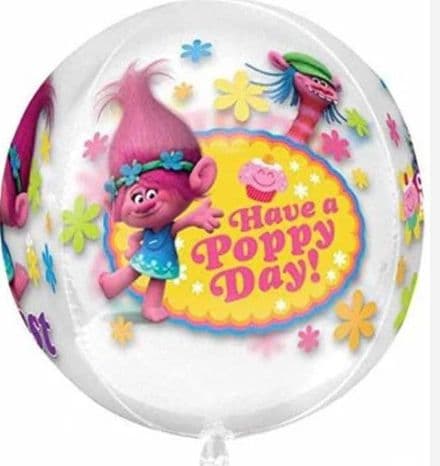 Poppy Trolls Orbz Balloon