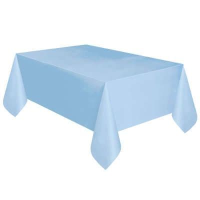 Powder Blue Rectangular Tablecover 54