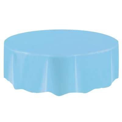 Powder Blue Round Tablecover 84"/ 213cm Diameter