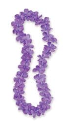 Purple Hawaiian Flower Lei