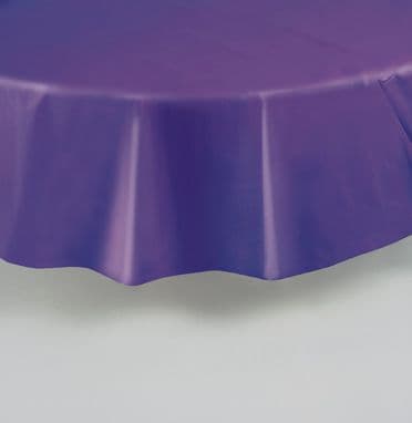 Purple Round Tablecover 84"/ 213cm Diameter