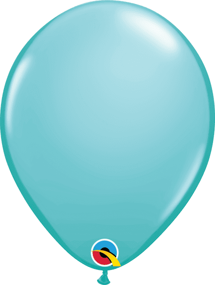 Qualatex Caribbean Blue Balloon Uninflated