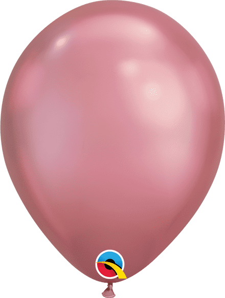 Qualatex Chrome Mauve Latex Balloon Uninflated