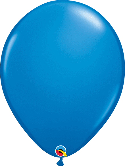 Qualatex Dark Blue Balloon Uninflated