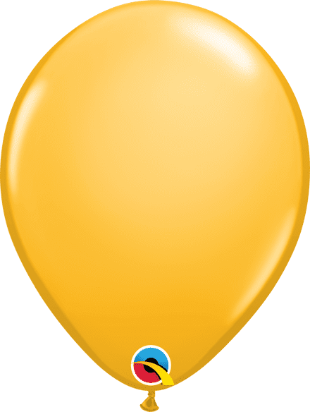 Qualatex Goldenrod Latex Balloon Uninflated