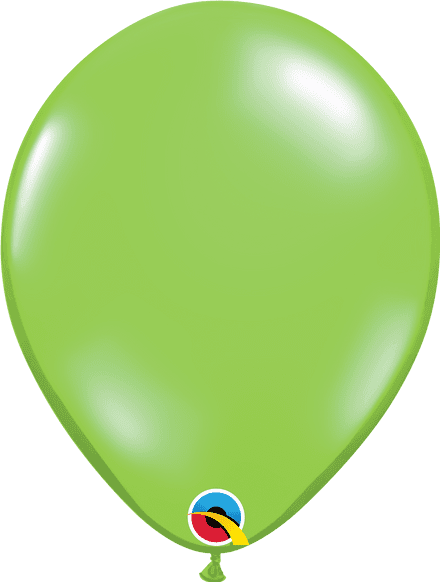 Qualatex Jewel Lime (Transparent) Balloon Uninflated