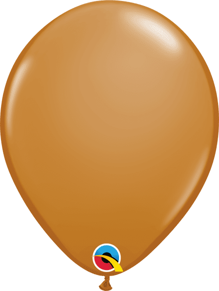 Qualatex Mocha Brown Latex Balloon Uninflated