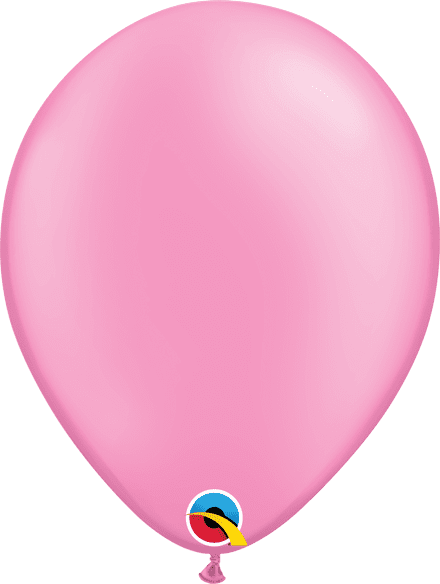 Qualatex Neon Pink Latex Balloon Uninflated
