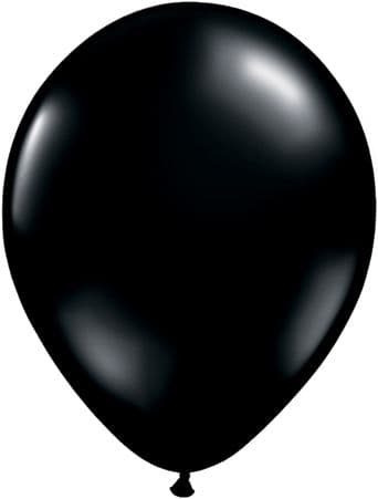 Qualatex Onyx Black Balloon 16” Uninflated