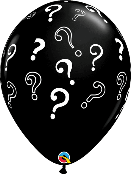 Qualatex Onyx Black ? Balloon 16” Uninflated