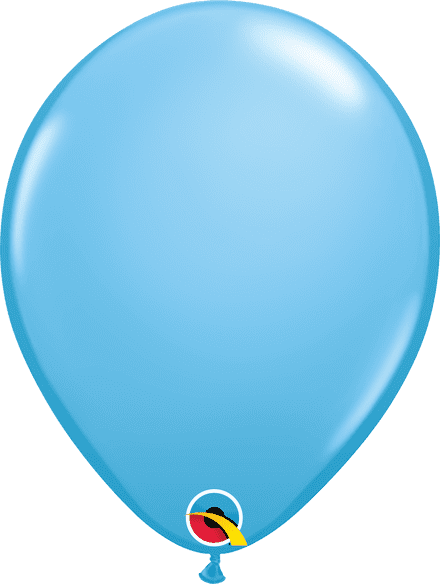 Qualatex Pale Blue Balloon Uninflated