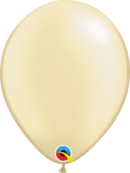 Qualatex Pearl Ivory Latex Balloon Uninflated