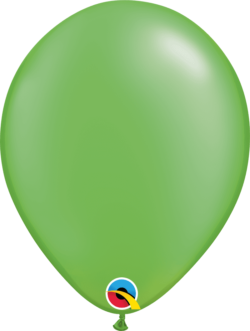Qualatex Pearl Lime Green Balloon Uninflated