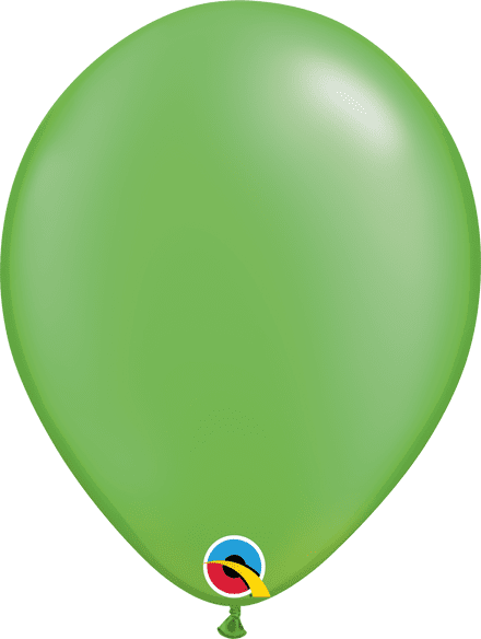 Qualatex Pearl Lime Green Balloon Uninflated