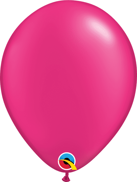 Qualatex Pearl Magenta Balloon Uninflated