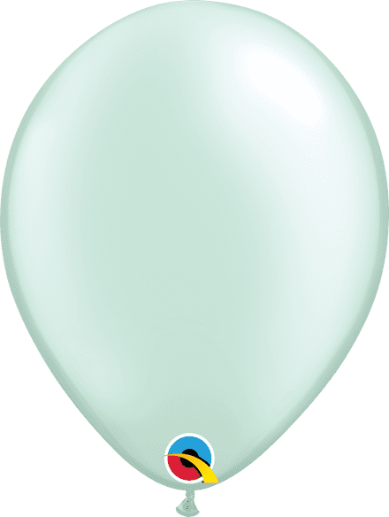 Qualatex Pearl Mint Green Balloon Uninflated