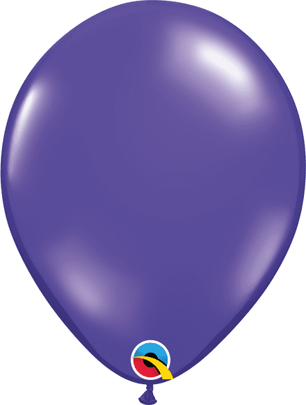 Qualatex Quartz Purple (Transparent) Balloon Uninflated