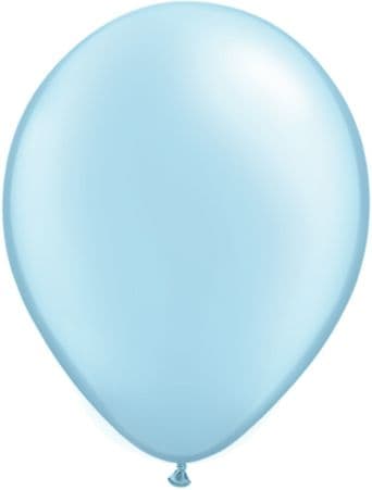 Qualetex Pearl Light Blue Balloon Uninflated