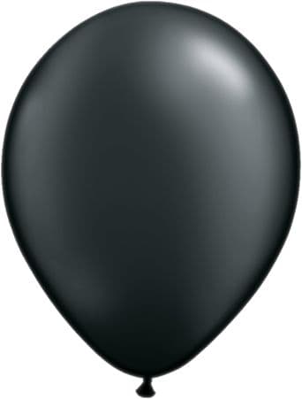 Qualetex Pearl Onyx Black Balloon Uninflated