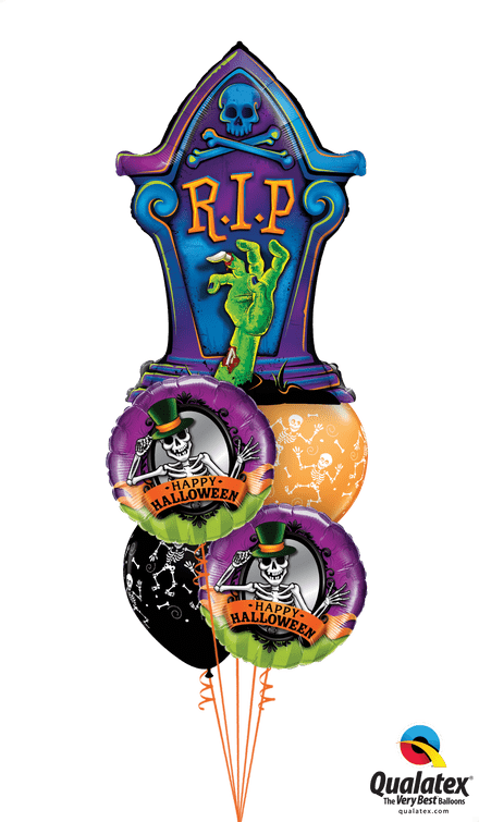 R.I.P Coffin Halloween Double Layer Bouquet