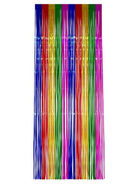 Rainbow Shimmer Door Curtain