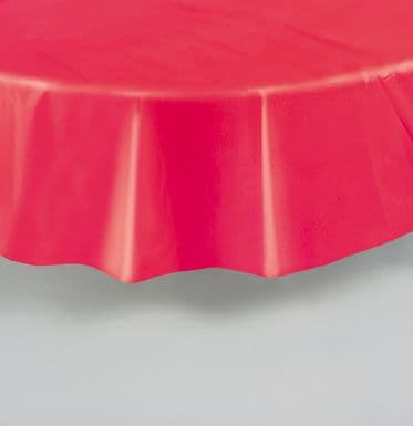 Red Round Tablecover 84"/ 213cm Diameter