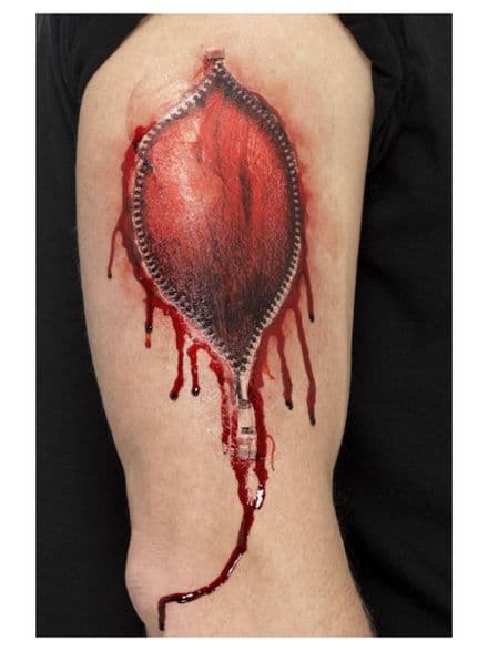 Ripped Skin Tattoo Transfer