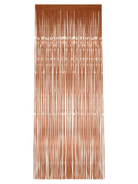 Rose Gold Shimmer Door Curtain