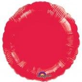 Round Red Foil Helium Balloon
