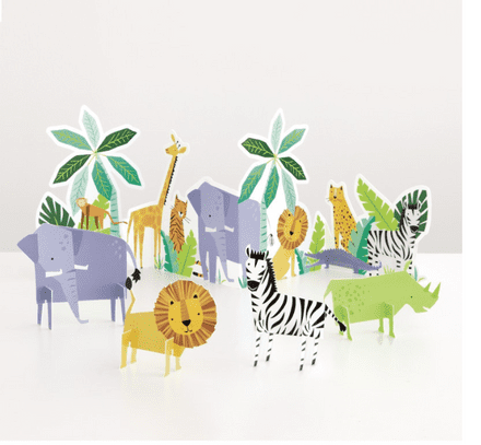 Safari Paper Table Decorating Kit