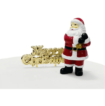 Santa Christmas Cake Topper