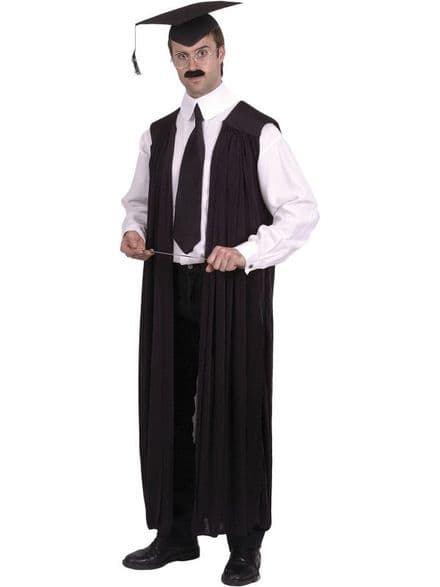 School Days Black Teacher's Gown