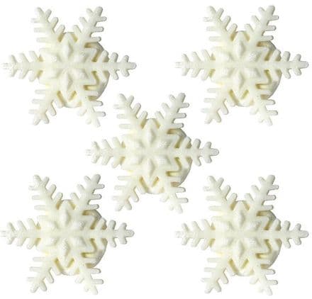 Shimmering Snowflakes Sugar Decorations