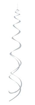 Silver Hanging Swirls