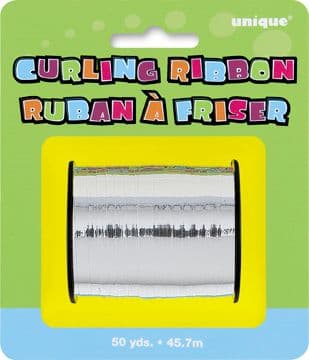 Silver Metallic Curling Ribbon