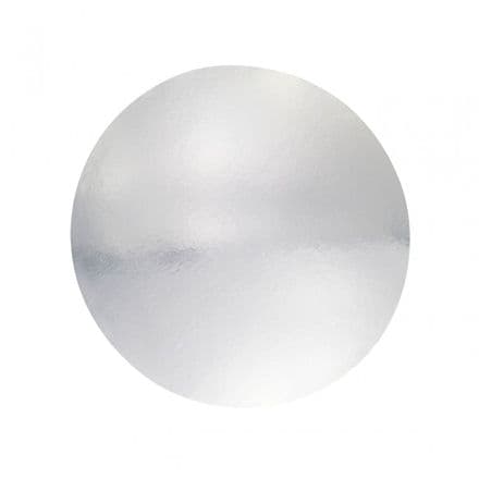 Silver Mirror Cake Card 12"