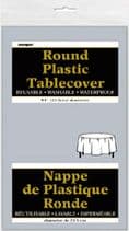Silver Round Tablecover 84