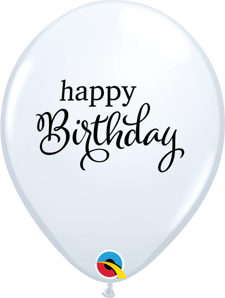 Simply Happy Birthday Latex Balloons