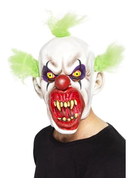 Sinister Clown Full Over Head Mask