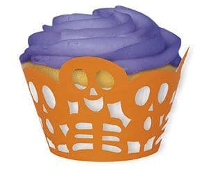 Skeleton Heads Cupcake Wrappers