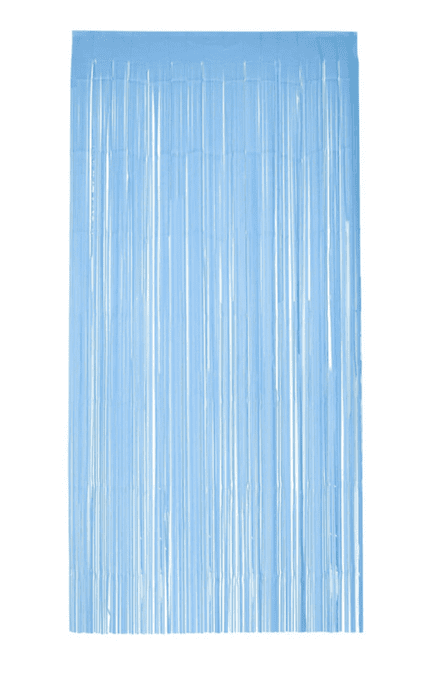 Smiffy Matt Blue Door Curtain