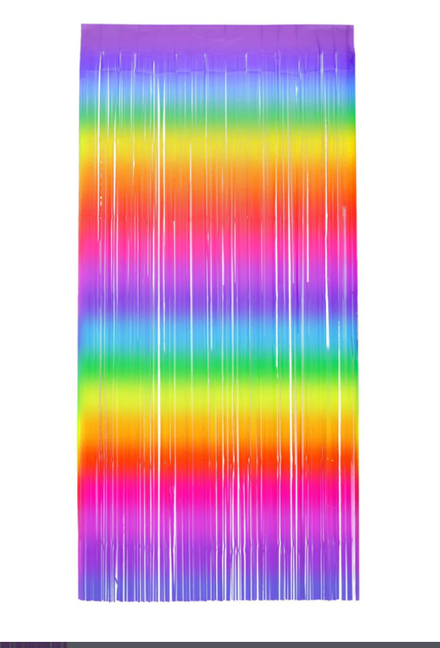 Smiffy Matt Rainbow Door Curtain